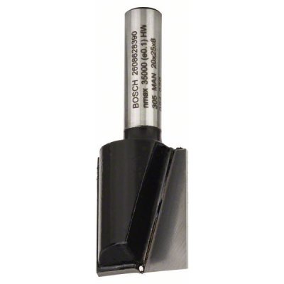 BOSCH Drážkovací frézy 8 mm, D1 20 mm, L 25 mm, G 56 mm – Zboží Dáma