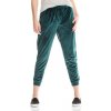 Dámské klasické kalhoty Bench kalhoty Velvet Woven Pant Dark Green