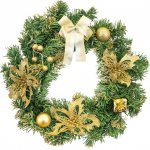 Bestent Vánoční věnec Gold 40 cm – Zboží Dáma