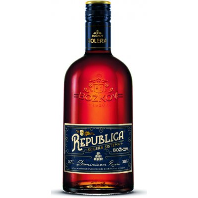Rum Republica Sol.Sistema Božkov , 10 YO 40% 0,7 l (holá láhev) – Sleviste.cz