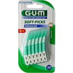 GUM Soft Picks Advanced Regular mezizubní kartáčky 30 ks – Zboží Mobilmania