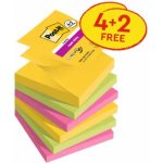Silný samolepící Z-bloček Post-it, 76 mm x 76 mm, 90 lístků v bločku, Karnival, 6 bločků v balení – Hledejceny.cz