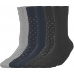 esmara Men s BIO bavlnou 5 párů antracitová navy modrá – Sleviste.cz