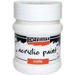 Pentart Matná akrylová barva 230 ml bílá – Zboží Mobilmania