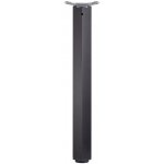 Stolová noha výška 710 mm 80 x 80 mm černá mat – Zbozi.Blesk.cz