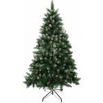 MagicHome Stromček Albero jedľa zasnežené konce so šiškami 200 cm – Hledejceny.cz