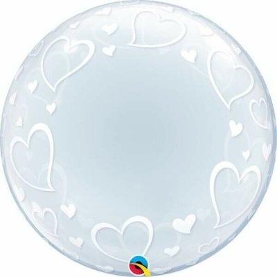 24" DECO bublina SRDCE – Zboží Dáma
