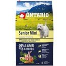 Ontario Senior Mini Lamb & Rice 0,75 kg