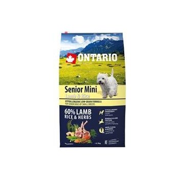 Ontario Senior Mini Lamb & Rice 0,75 kg