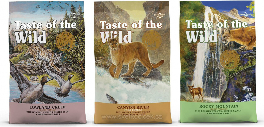 Taste of the Wild Lowland Creek Rocky Mountain Canyon River 3 x 6,6 kg