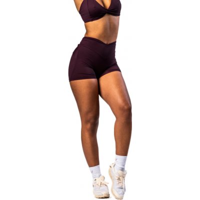 Nebbia STRONG BEAUTY V-shaping Belt Shorts 428 dark red – Hledejceny.cz