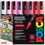 Uni PC-5M Posca Love mix teplých tónů 8 ks – Zboží Mobilmania