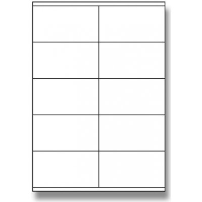 Rayfilm R0100.0915A samolepící 105x57mm bílé 100 listů – Hledejceny.cz