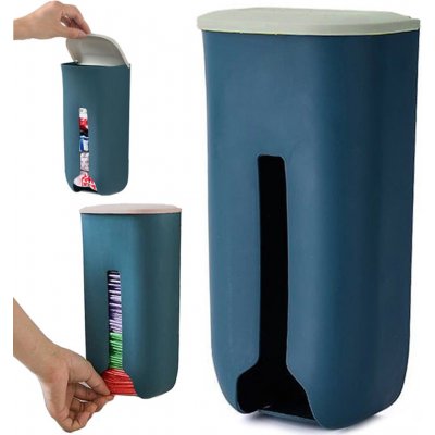 Verk 15919 Zásobník na plastové sáčky, tašky modrá – Zboží Dáma