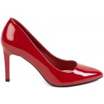 SERGIO LEONE Zajímavé červené Dámské lodičky na širokém podpatku – Zboží Dáma