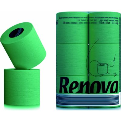 RENOVA Black Label zelený 3-vrstvý 6 ks – Zboží Mobilmania