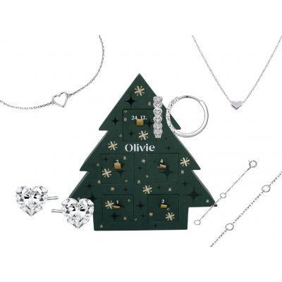 OLIVIE Adventní kalendář SRDCE 7867 – Zboží Mobilmania