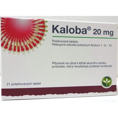 Kaloba 20 mg potahované tablety por.tbl.flm. 21 x 20 mg — Heureka.cz