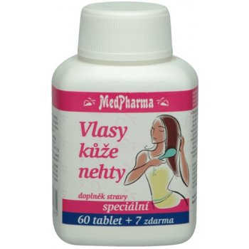 MedPharma Vlasy kůže nehty 67 tablet