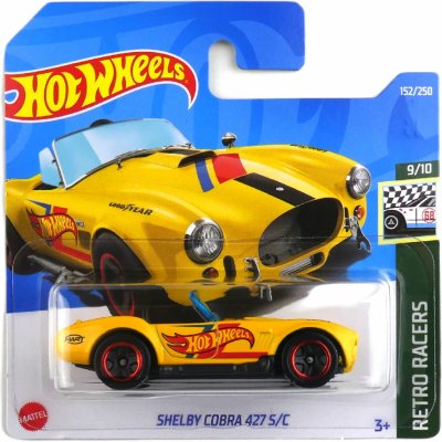 Hot Wheels Shelby Cobra 427 S/C Yellow – Zboží Mobilmania