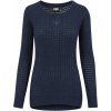 Dámský svetr a pulovr Urban Classics Ladies Long Wideneck sweater navy