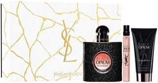 Yves Saint Laurent Yves Saint Laurent Black Opium SET: Parfumovaná voda 50ml + Parfumovaná voda 10ml + Tělové mléko 50ml Pre ženy Parfumovaná voda