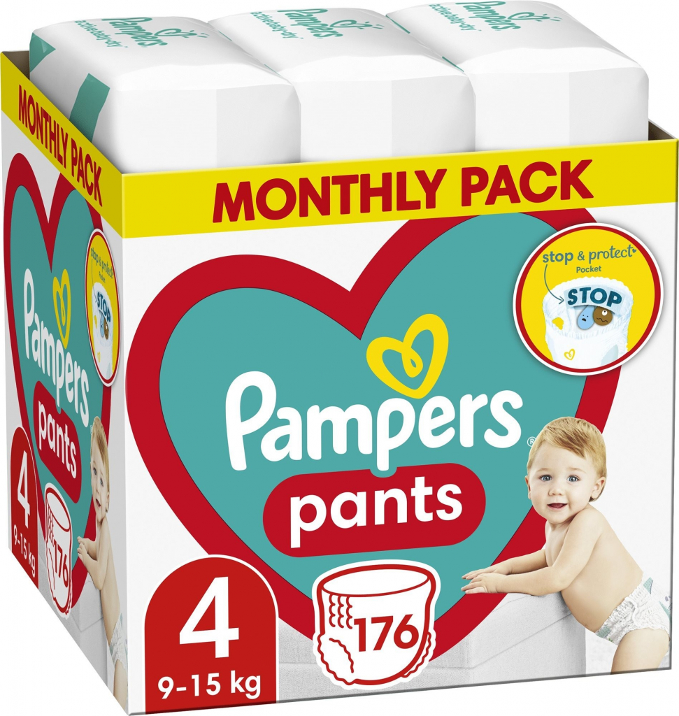 Pampers Active Baby Pants 4 176 ks