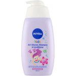 Nivea Kids Magic berry scent 3v1 sprchový gel, šampon, kondicionér pro holky 500 ml – Zboží Dáma