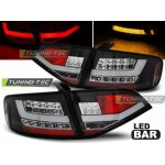 ZADNÍ SVĚTLA, SVĚTLOMETY, LAMPY AUDI A4 B8 SEDAN, 2008-2011, LED BAR, ČERNÉ BLACK – Hledejceny.cz