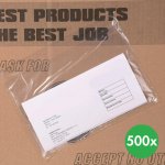 Samolepící transportní obálky na doklady A4, 500 ks – Zboží Živě