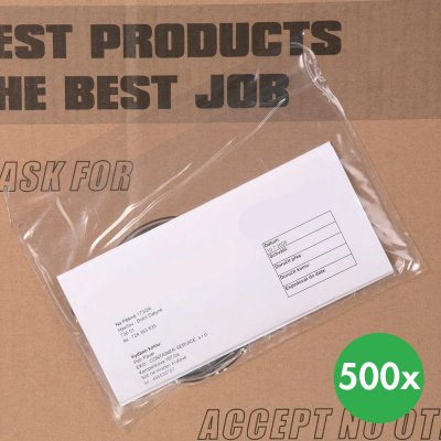 Samolepící transportní obálky na doklady A4, 500 ks – Zboží Živě