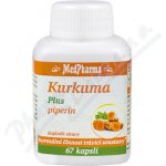 MEDPharma Kurkuma plus piperin 67 kapslí – Hledejceny.cz