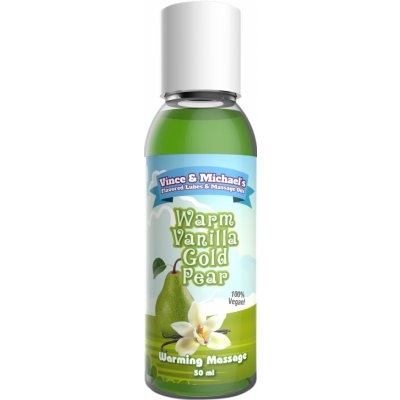Vince & Michaels Flavored Massage Oil Warm Vanilla Gold Pear 50 ml – Zbozi.Blesk.cz