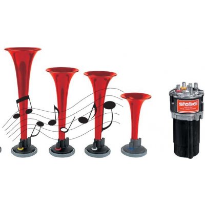 STEBEL MP4 MUSIC "Call to the post" 12V fanfáry | Zboží Auto