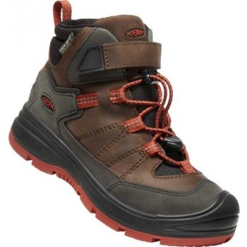 Keen REDWOOD MID WP JR coffee bean picante