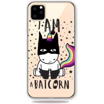 Pouzdro AppleKing plastové iPhone 11 - jednorožec Batman