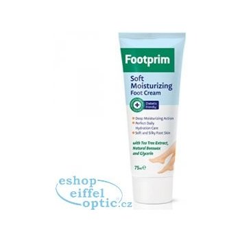 FootPrim Soft Moisturizing Foot Cream hebký zvláčňující krém na nohy 75 ml
