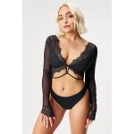 Hunkemöller Podprsenka Ella Bralette krajková černá – Zboží Dáma