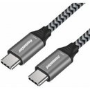 Premiumcord ku31cu1 USB-C zahnutý USB 3.2 GEN 2, 3A, 60W, 20Gbit/s, 1m