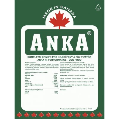 Anka Hi Performance 2 x 20 kg – Hledejceny.cz