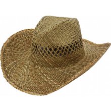 Printwear Ručně vyráběný slaměnný klobouk bez lemu přírodní