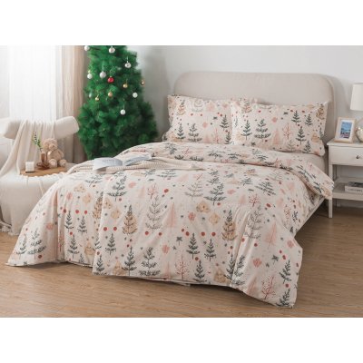 Xpose bavlna Renforcé povlečení SKANDINÁVSKÉ VÁNOCE 140x200 70x90 – Zboží Dáma