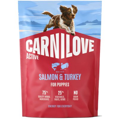 Carnilove Active Puppies Salmon & Turkey 1,5 kg – Hledejceny.cz