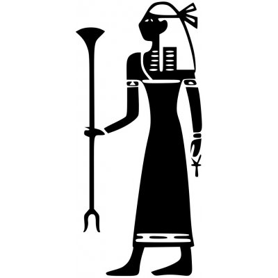 Merci-shop. Samolepka na zeď Egypt E 29 ( 14 cm x 30 cm ) – Zboží Mobilmania