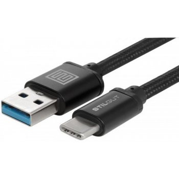 StilGut® SGPRTYPCBLK USB-C, 100cm, bílý