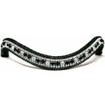 Blingyourhorse Třpytivá čelenka na uzdečku SPECIAL EMERALD Černá – Zboží Dáma