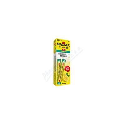 VITABALANS Magnex 375mg+B6 eff. Lemon šumivých 2x20 tablet – Hledejceny.cz
