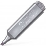 Faber-Castell 154661 Zvýrazňovač Textliner 46 Metallic metalický stříbrný – Zboží Živě