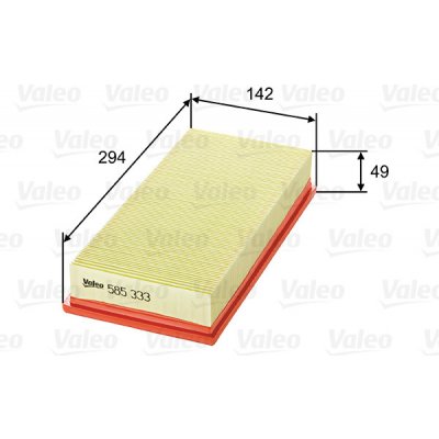 Vzduchový filtr VALEO 585333 – Hledejceny.cz