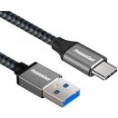 PremiumCord kabel USB-C - USB 3.0 A ku31cs1, 1 m